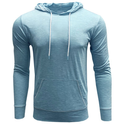 Vermilion Lightweight Long Sleeve Hoodie Tee Thumbnail
