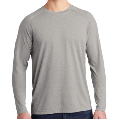 Sport-Tek ® PosiCharge ® Long Sleeve Tri-Blend Wicking Raglan Long Sleeve Thumbnail