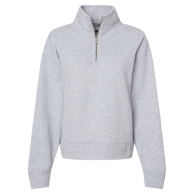 Women's Sueded Fleece Quarter-Zip Sweatshirt Thumbnail