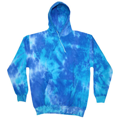 Tie-Dye Youth Adult Tie-Dyed Pullover Hooded Sweatshirt Thumbnail